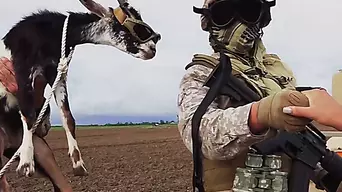 Afgan teen fucked by american soldiers huge black cock