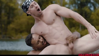 Milo's long dick barebacks Skyy Knox ass