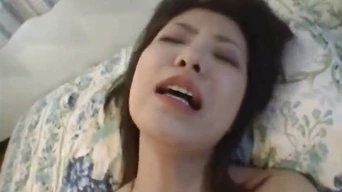 Cum loving asian MILF masturbates