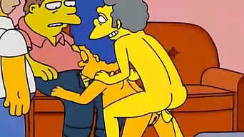 Marge Simpson cheating wife movie