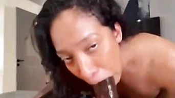 Ebony Teen Sucks BBC