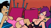 Milf and teen lesbian toons