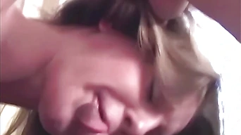 Homemade video of teen blowing and swallowing some cum