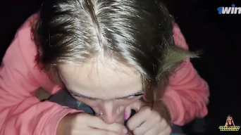 Outdoor Sex with fledgling unshaved muff and piercing, petite dolls in mini skirts - XXX!