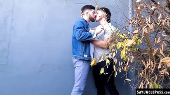 Liam Cox finding his lost phone ends up being fucked by Luke Ryder