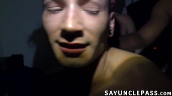 Siren Santiago becomes the newest bottom for a foursome party