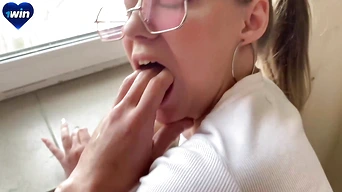 Sun glasses, rear end style, pov oral, cum in throat - -Censored-'s outdoors!