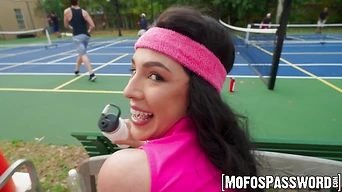 Selena Ivy is pussy destroyed by hung dude while playing pickleball