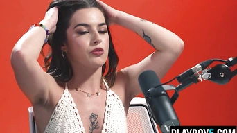 Chanel Camryn's solo play with her hairy pussy ends in intense orgasm