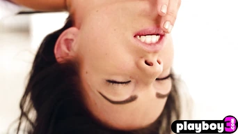 Beautiful MILF exposing natural body and prepared herself for masturbation