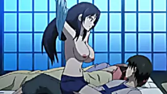 Bigboobs Japanese hentai coed hot riding cock