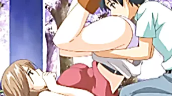 Busty hentai gets licked her wetpussy and blowjob