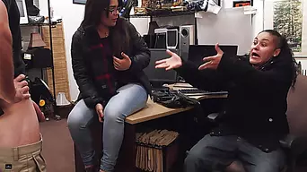 Latina chick gets to choose from dick and jail and she choose dick!